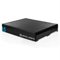 Rookso Soft Jump Box, plyobox, čierny, 15 cm Capital Sports
