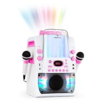 Kara Liquida BT karaoke zariadenie, svetelná show, vodná fontána, bluetooth, biela/ružová farba Auna