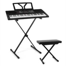 Schubert Etude 300, set keyboard + stojan na klávesy + stolička, čierna SCHUBERT