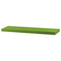 Nástenná polička zelený mat, 80 x 24 x 4 cm